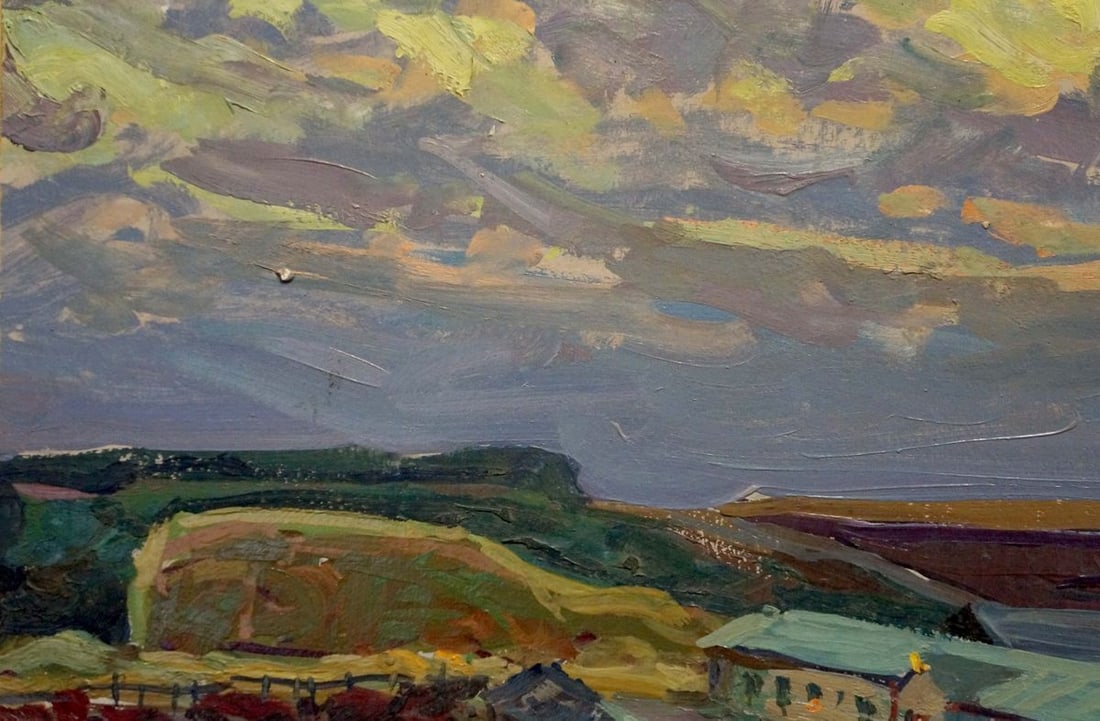 Oil painting Farm Fomin Anatoly Nikiforovich - 3