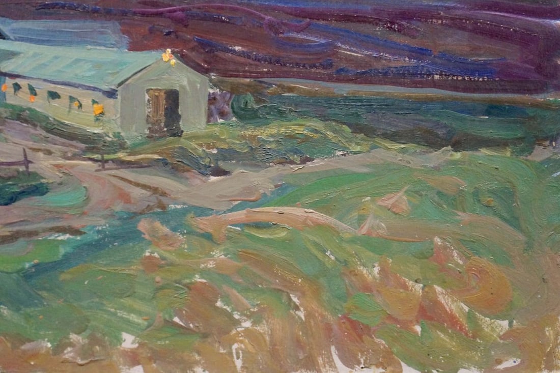 Oil painting Farm Fomin Anatoly Nikiforovich - 5