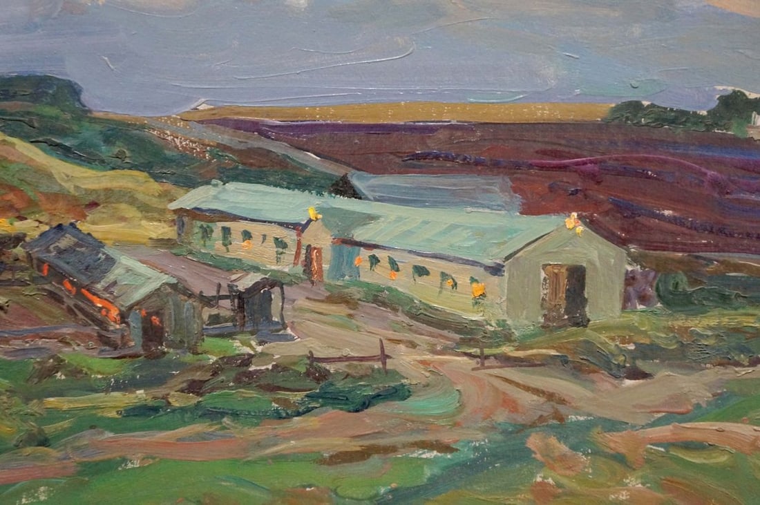 Oil painting Farm Fomin Anatoly Nikiforovich - 6
