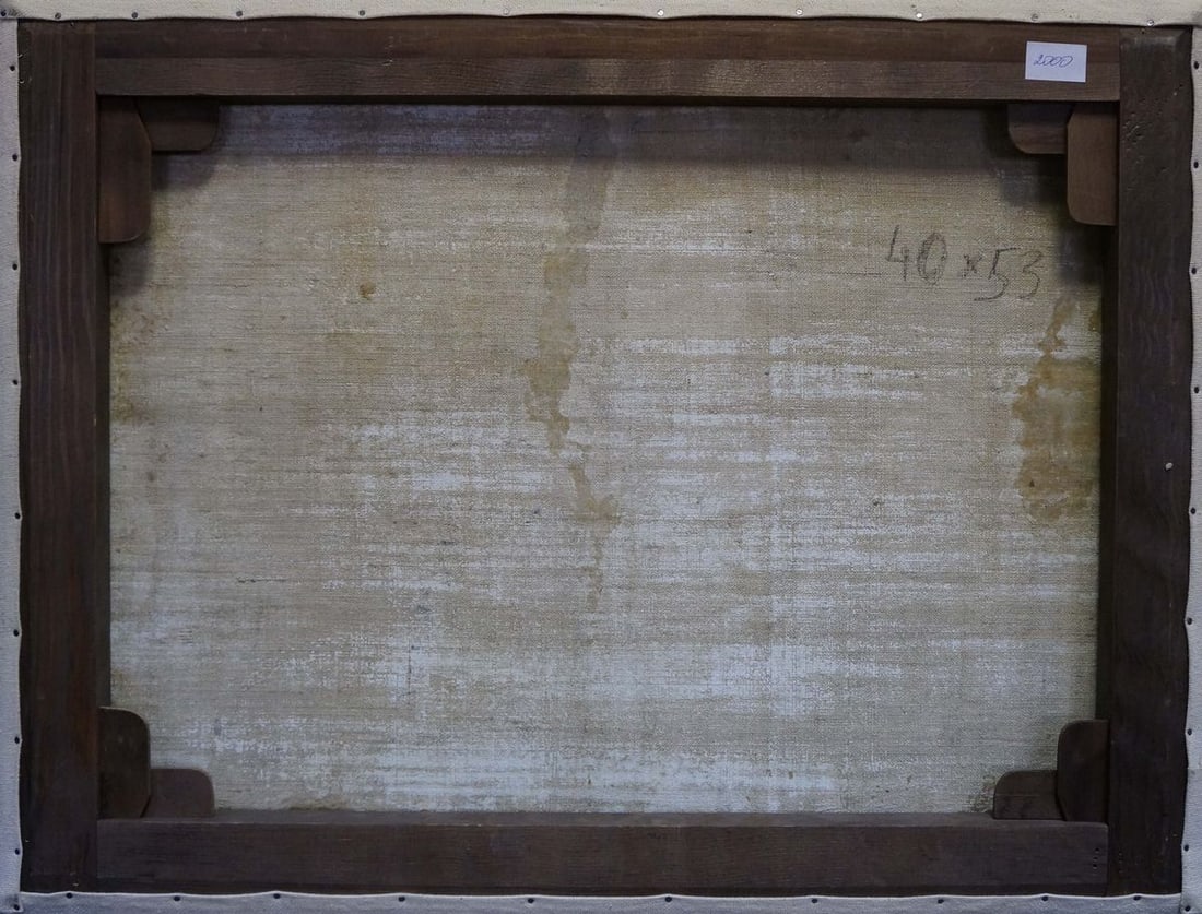 Oil painting The streets of the city - 7