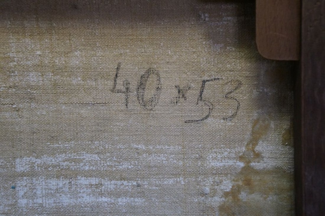 Oil painting The streets of the city - 8