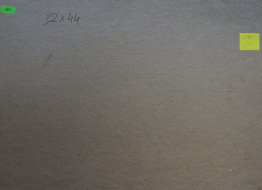 Oil painting Courtyard landscape Kalatsyuk Yakov Alekseevich - 7