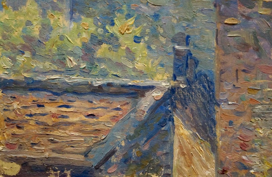 Oil painting City landscape Odessa artist - 2