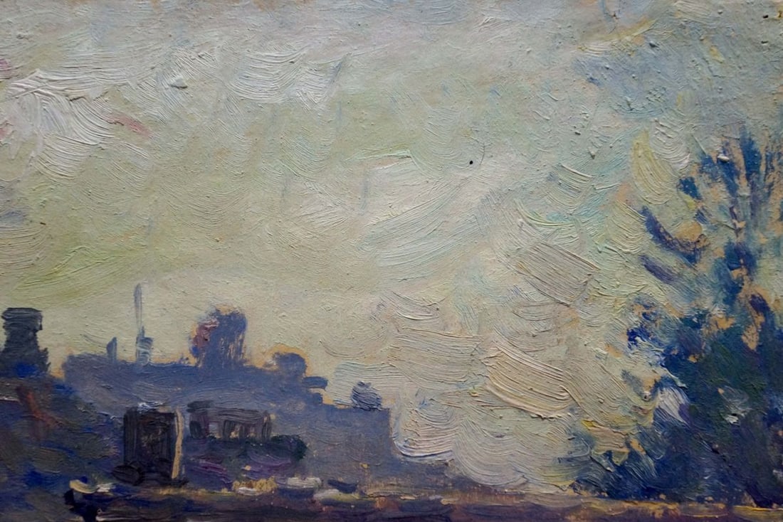 Oil painting City landscape Odessa artist - 4