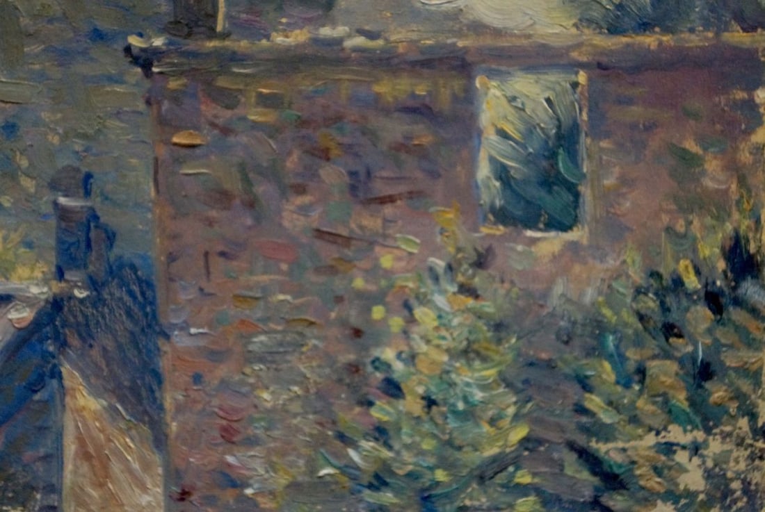 Oil painting City landscape Odessa artist - 5