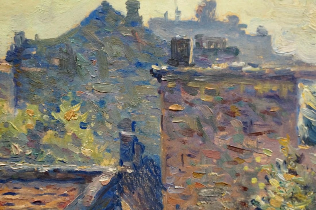 Oil painting City landscape Odessa artist - 6