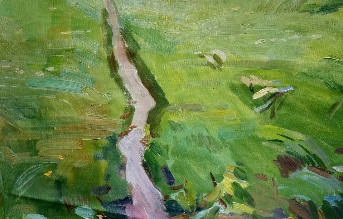 Oil painting House in the woods - 2