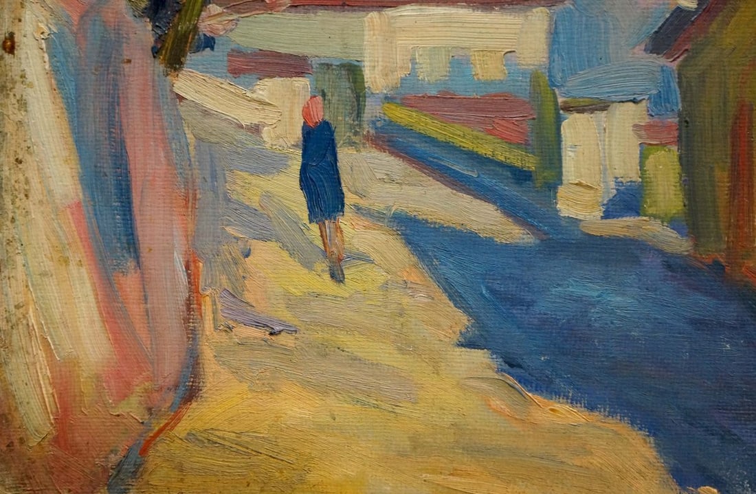 Oil painting Street landscape Karelin Vyacheslav - 2