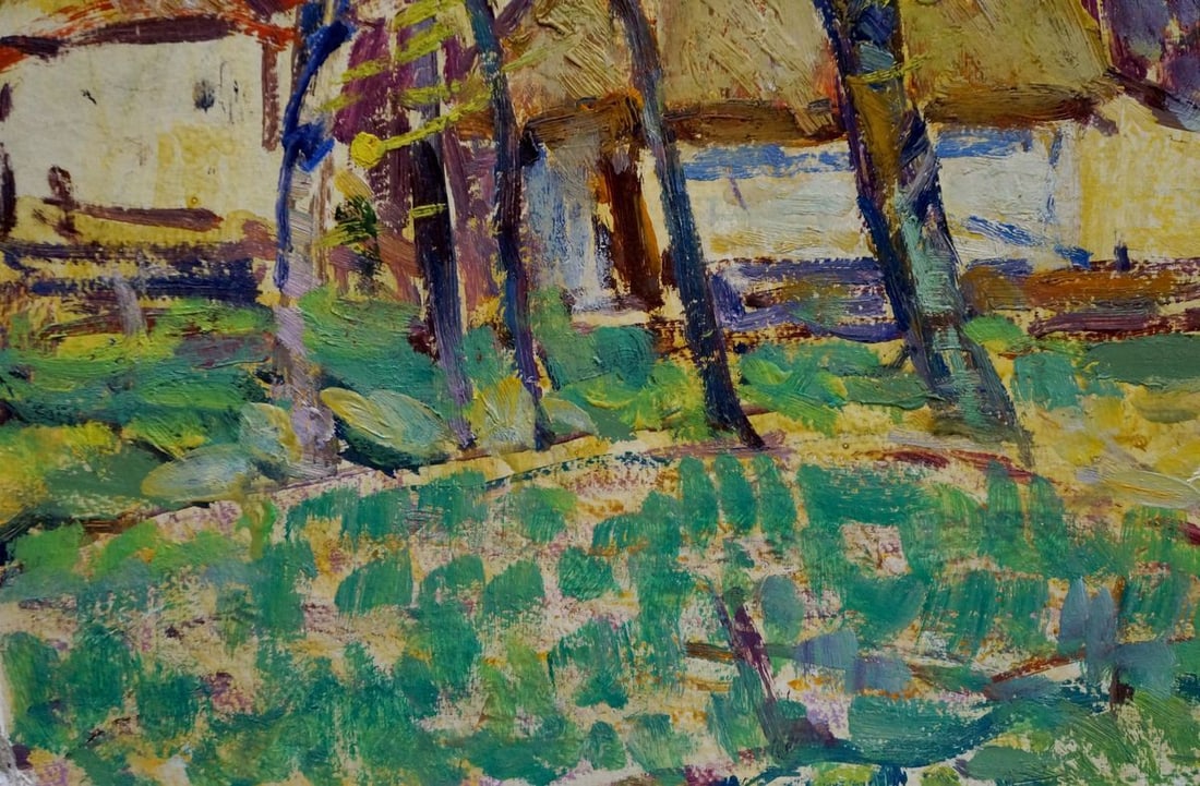 Oil painting Village Kisel Ivan Gordeevich - 2