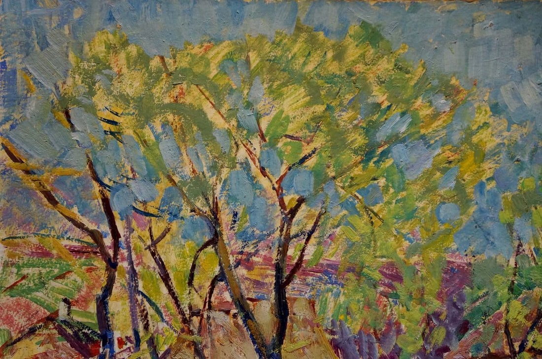 Oil painting Village Kisel Ivan Gordeevich - 3