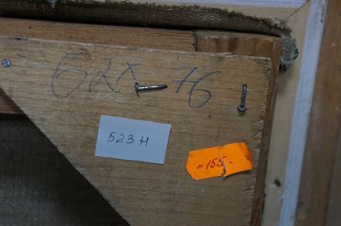 Oil painting Courtyard landscape Sevastyanov Viktor Grigorievich - 9