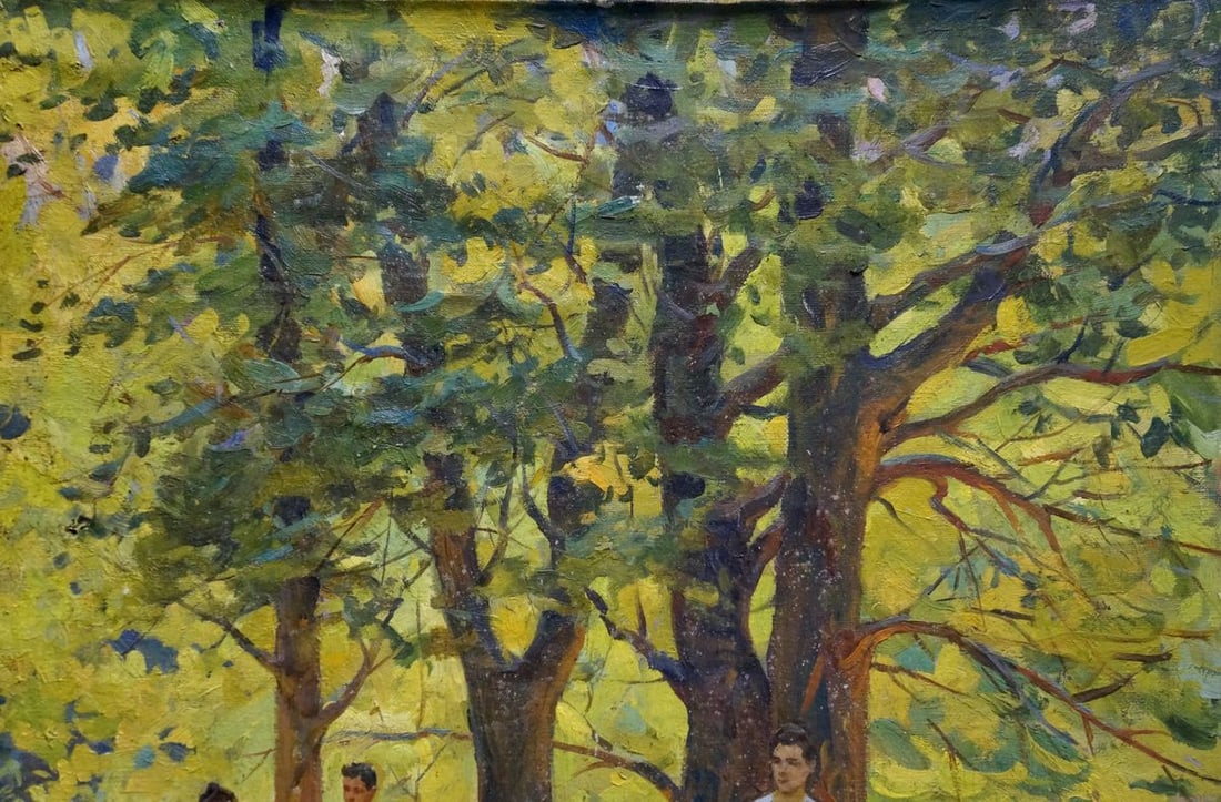 Oil painting A park Bednoshey Daniil Panteleyevich - 4