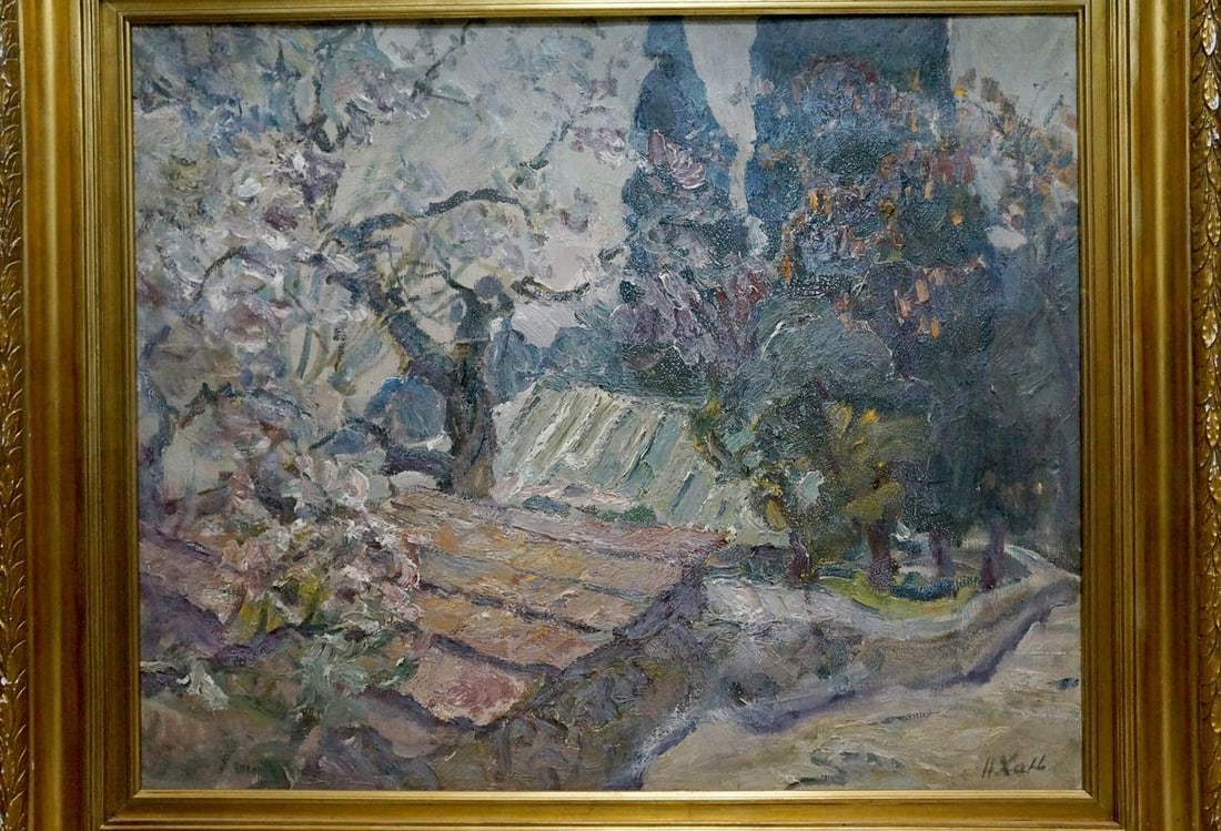 Oil painting Spring landscape Khan Nikolay Alekseevich (1 of 10)