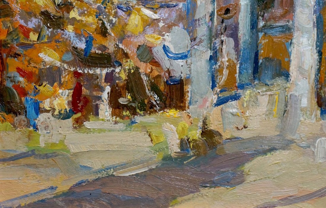 Oil painting Warm day Yuri Popov - 2