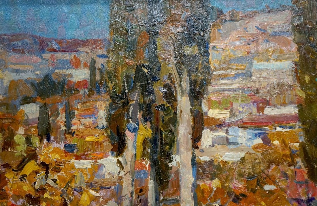 Oil painting Warm day Yuri Popov - 3