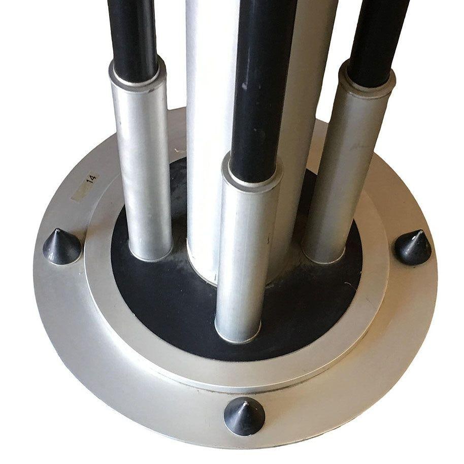 Large Art Deco Revival Machine Age Torchiere Floor Lamp, Pair - 5