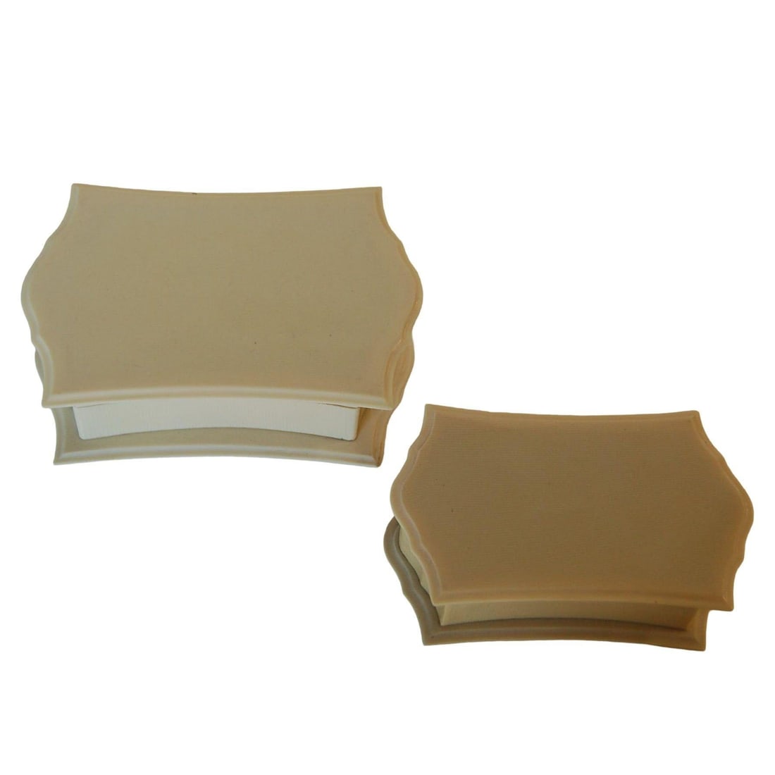 Art Deco French Ivory 'Celluloid' Vanity Jewelry Box Set Pyralin Du Barry - 4