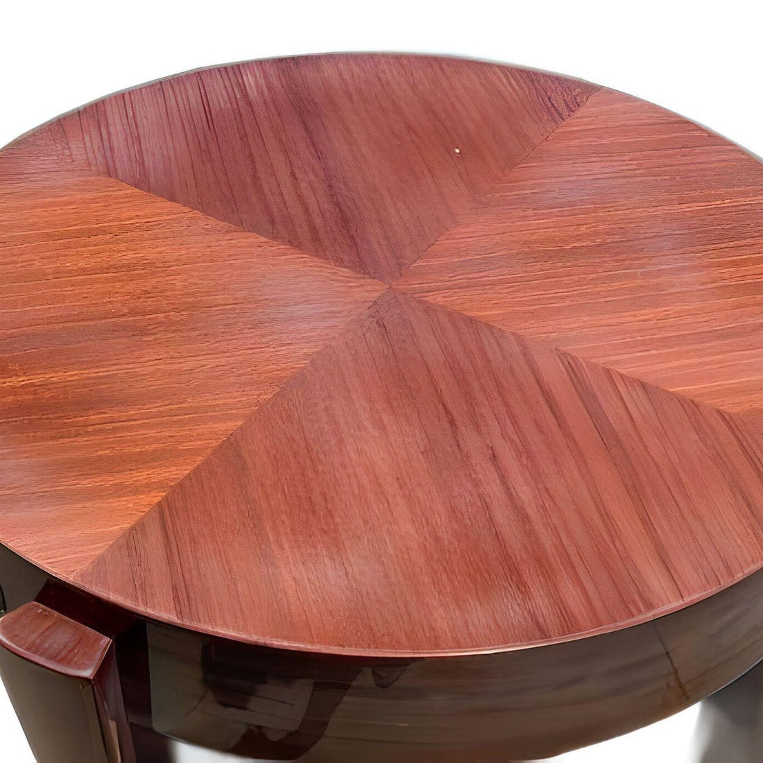 Dakota Jackson "Eland" Round Mahogany Side Table - 4
