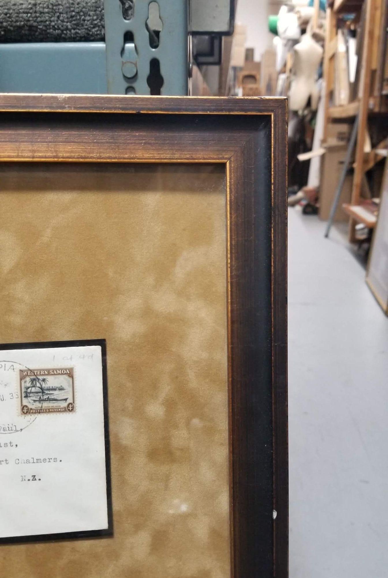 Framed Set of Samoan Island Vintage Postcards - 19