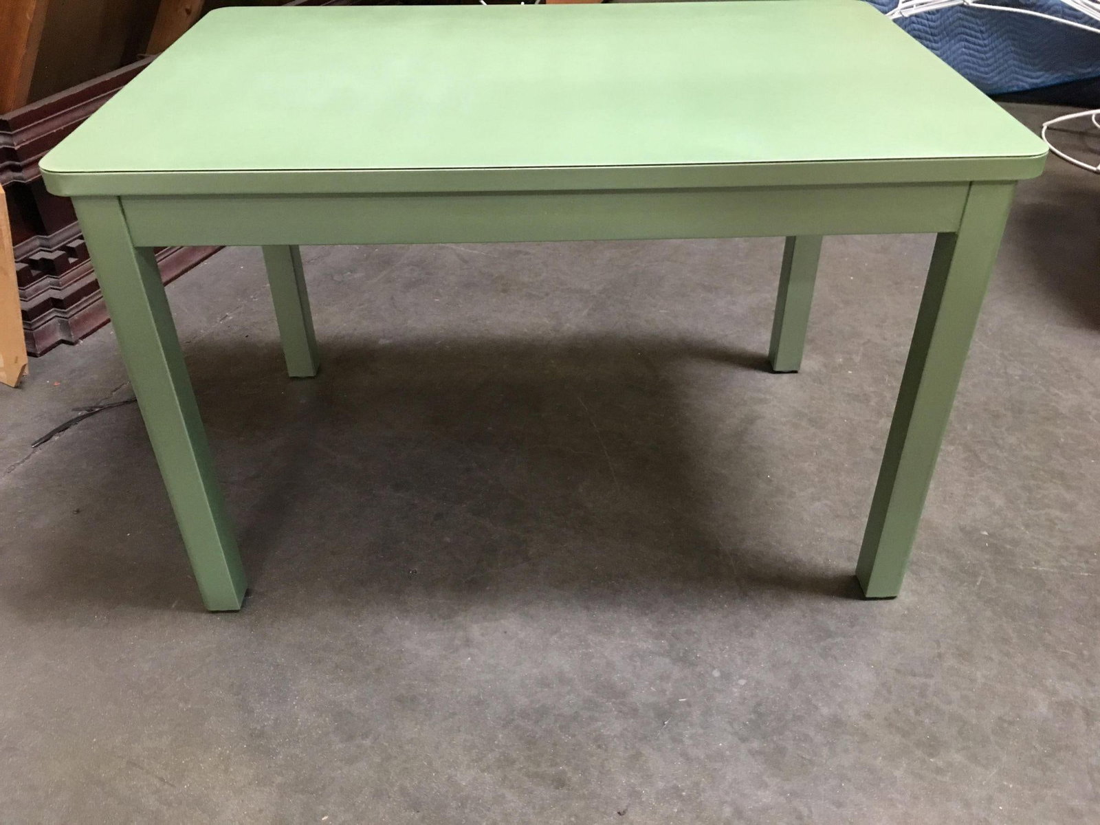 Midcentury Steelcase Tanker Dining Table and Chairs Set - 13