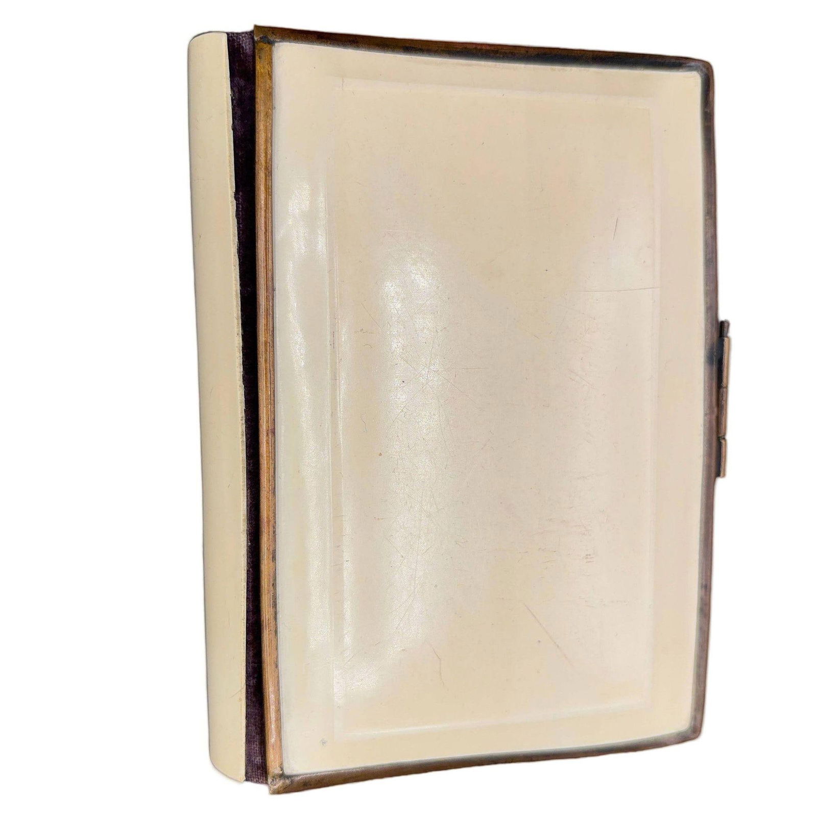 Victorian Daily Prayer Book in Hebrew "Tephilath of Israel" w/ Carved Bone Cover - 11