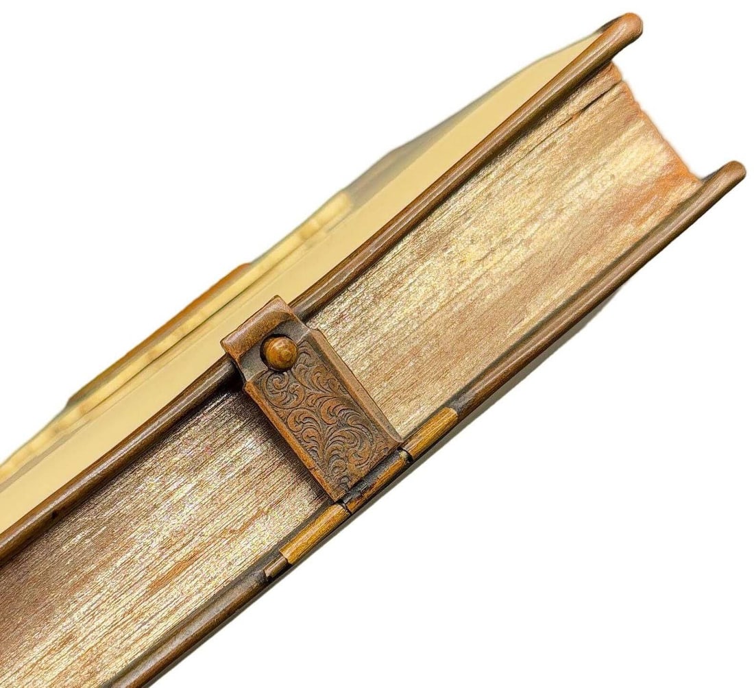 Victorian Daily Prayer Book in Hebrew "Tephilath of Israel" w/ Carved Bone Cover - 3