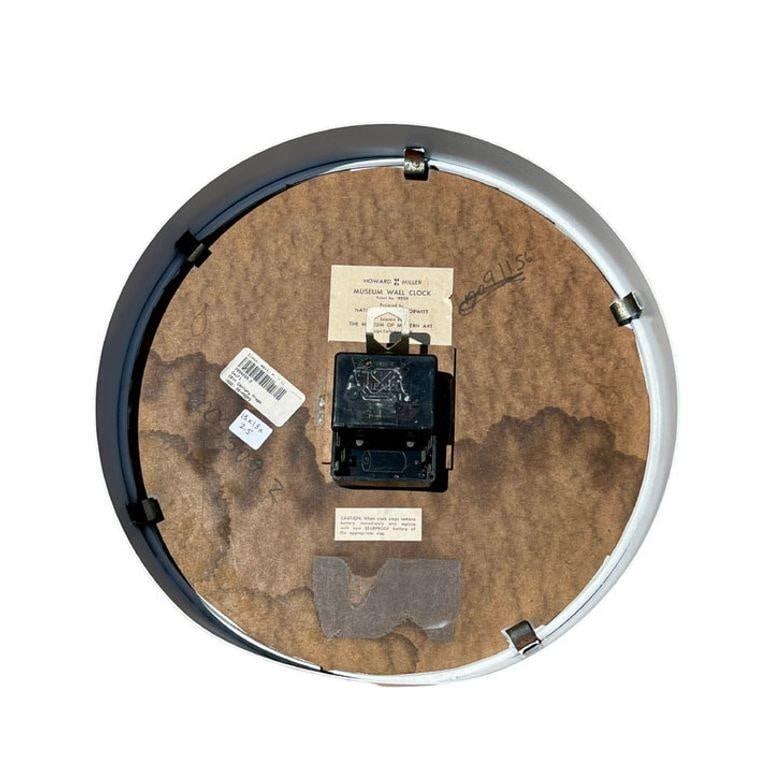 1970 Museum Wall Clock by Nathan Horwitt for Howard Miller - 14