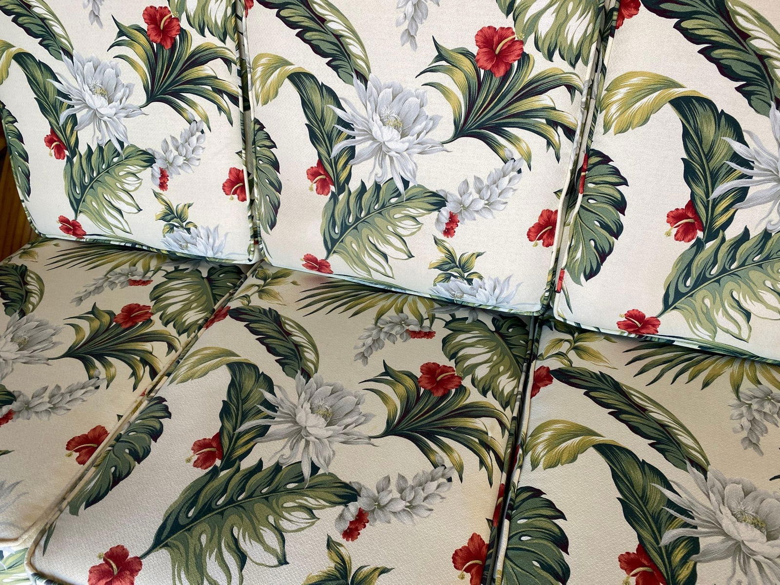 Restored Mid Century Six-Strand Square Pretzel Three-Seat Sectional Sofa - 12