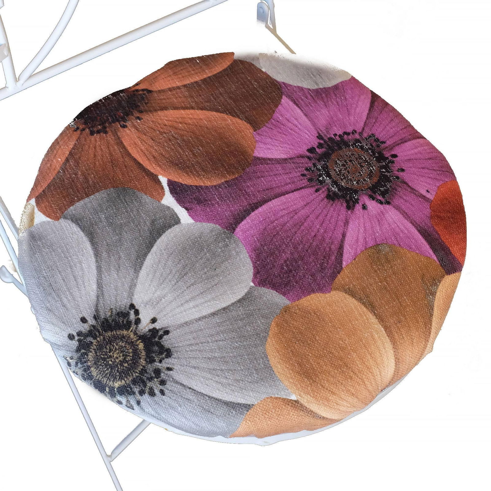 Scrolling Cast Iron Folding Patio Outdoor Chair, Pair - 5