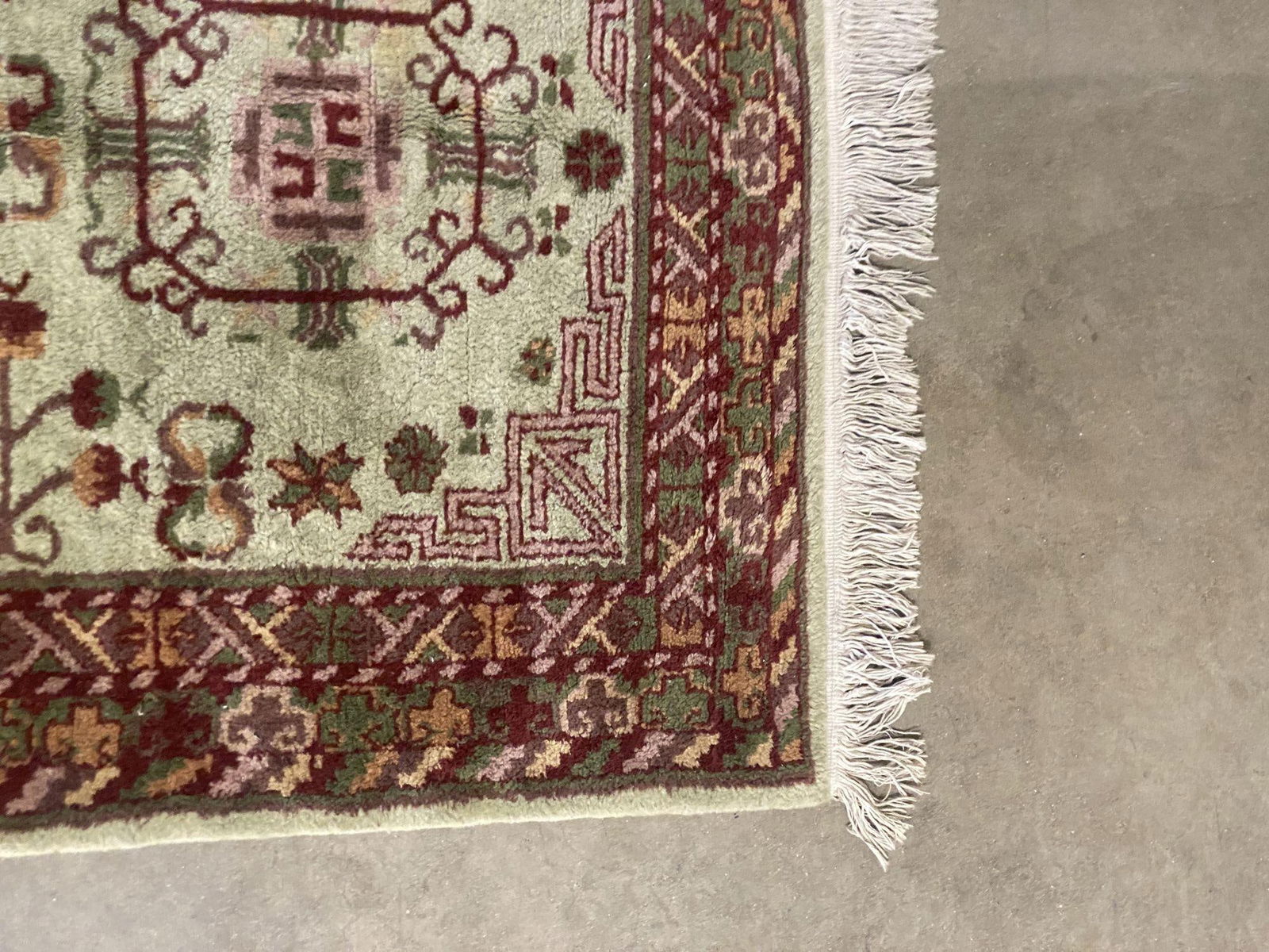 Post War Persian Style Runner Hand Loom 1950s Rug Runner - 13