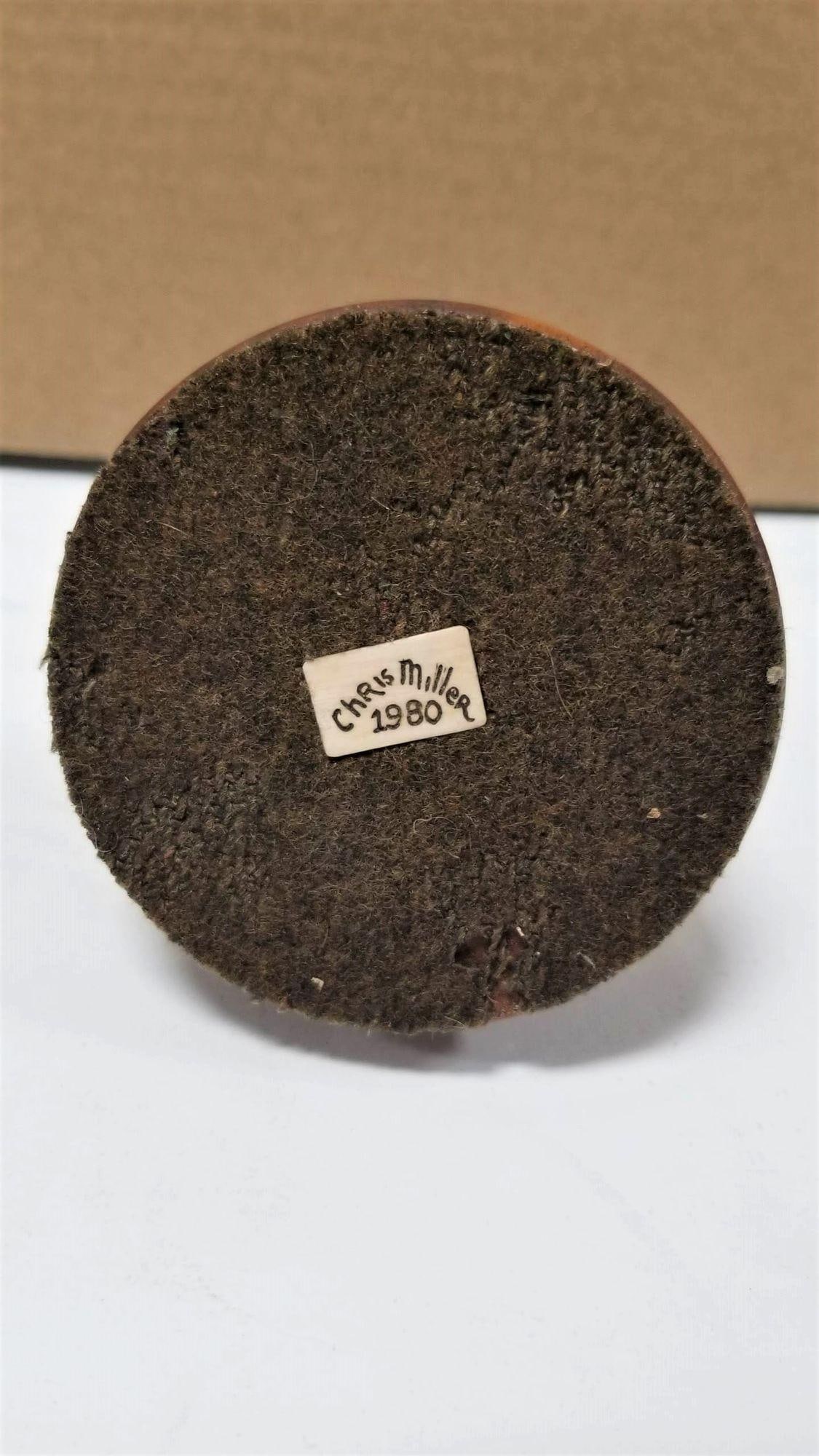 Jewelry Art Carved Carousel Bunny Sculpture on Pedestal - 5