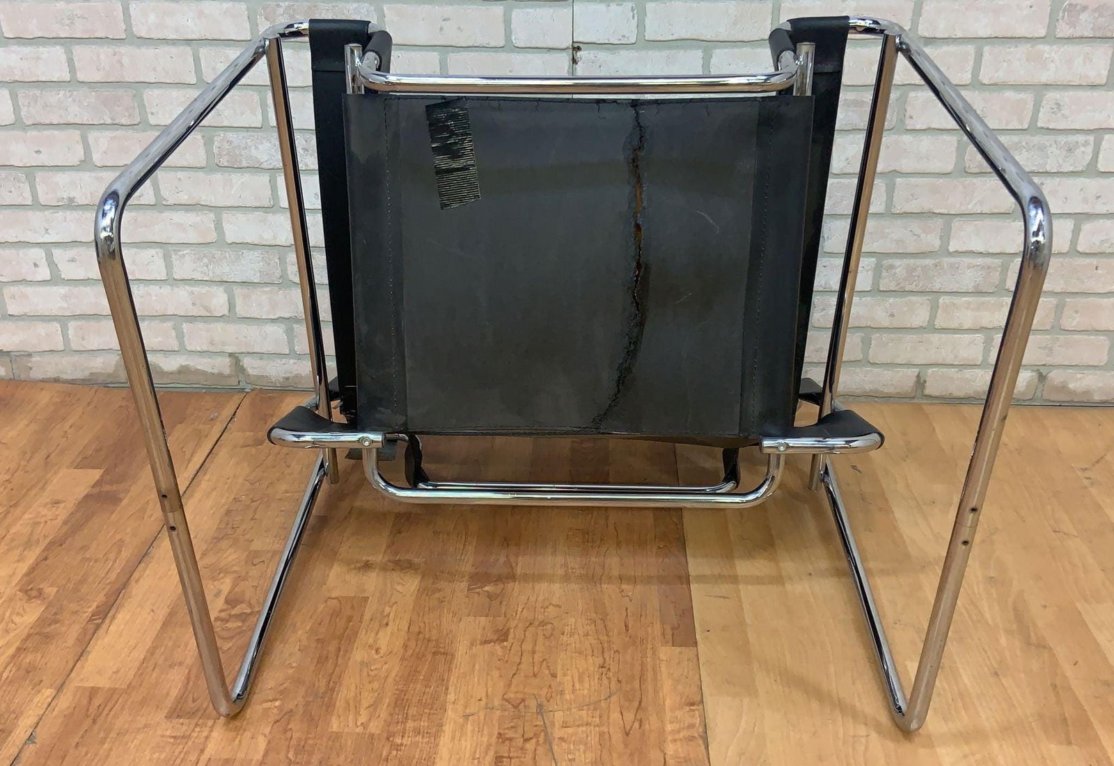 Mid Century Modern Wassily Armchair Attributed to Marcel Breuer - Pair - 3