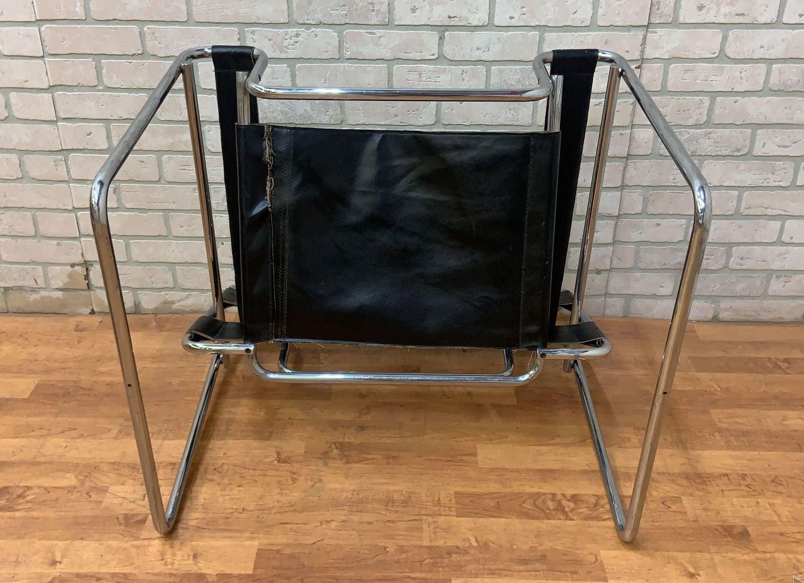 Mid Century Modern Wassily Armchair Attributed to Marcel Breuer - Pair - 6