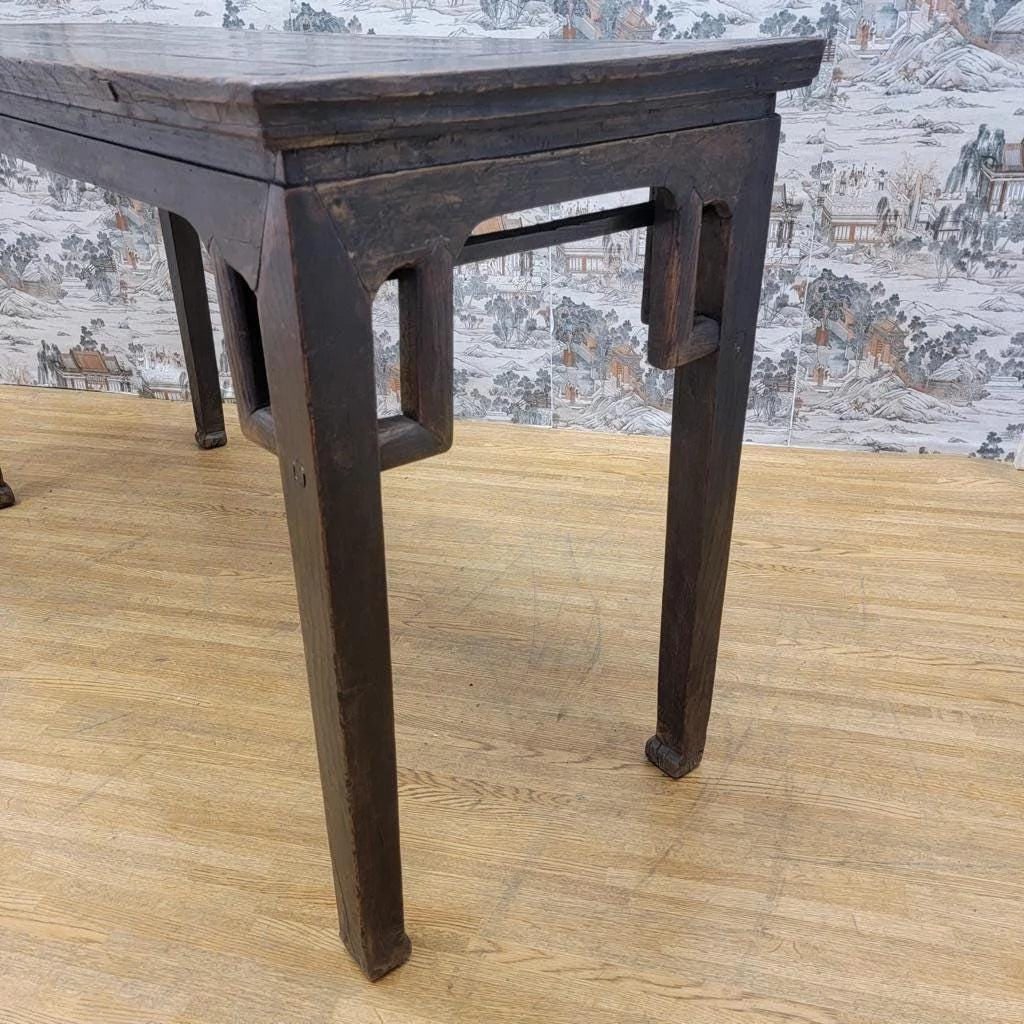 Vintage Shanxi Province Elm Altar Table - 4