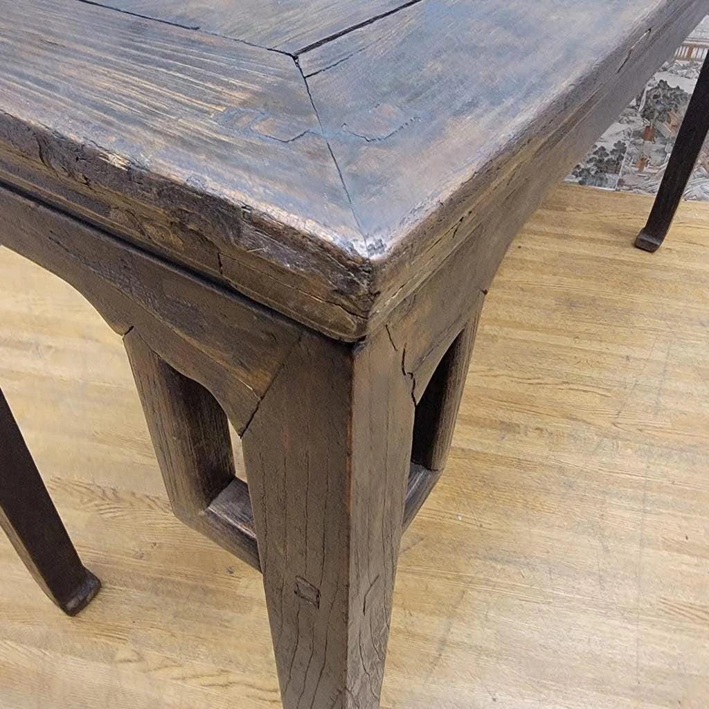 Vintage Shanxi Province Elm Altar Table - 5
