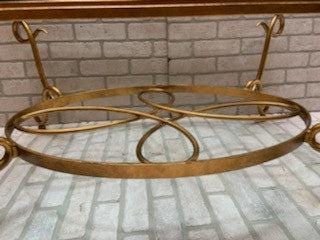 Rene Drouet Style Wrought Iron Coffee Table - 6
