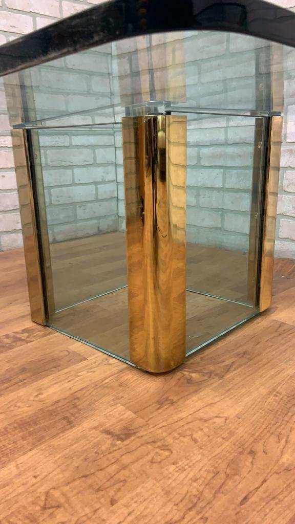 Mid Century Modern Waterfall Coffee Table and Console Table by Leon Rosen for Pace Collection - Set - 2