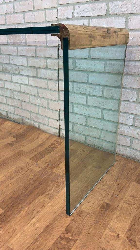 Mid Century Modern Waterfall Coffee Table and Console Table by Leon Rosen for Pace Collection - Set - 5