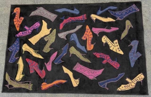Limited Edition Andy Warhol Shoes Galore Rug by Sphinx (1 of 4)