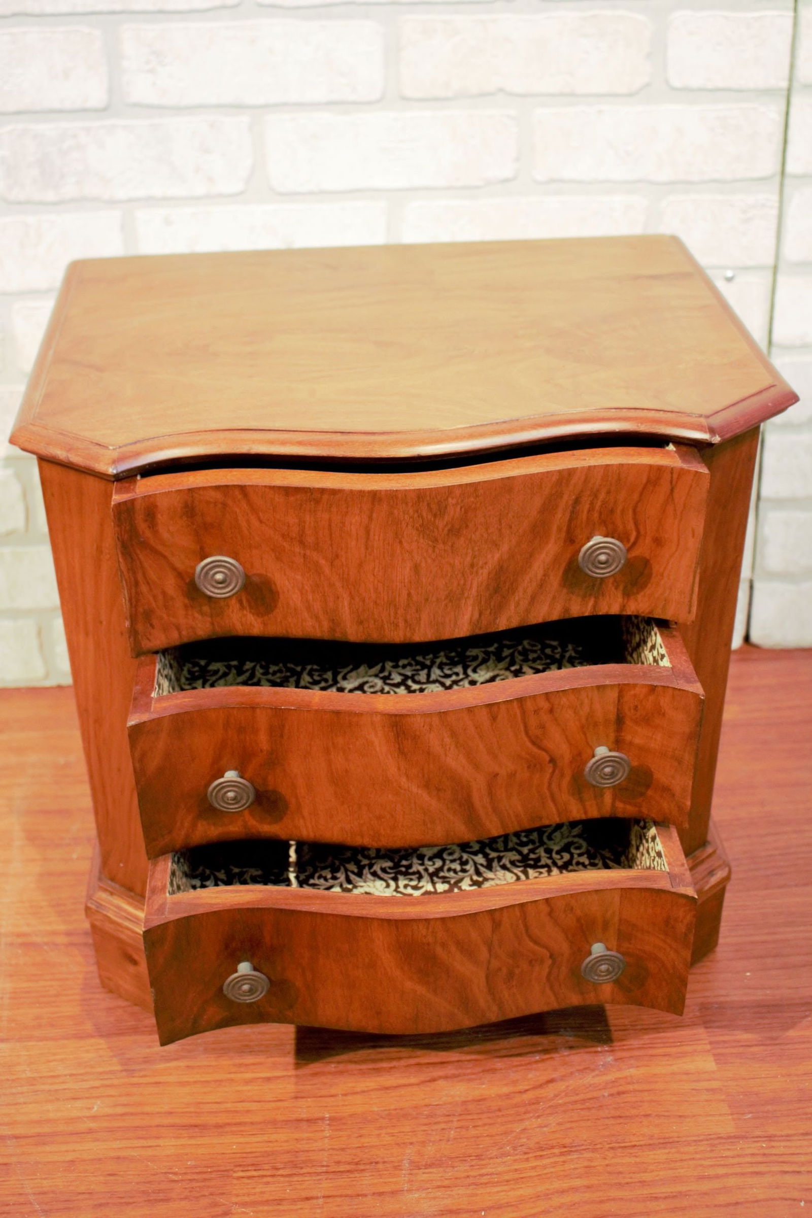 Vintage Harrods London Kennedy Military Campaign Side Table/Chests of Drawers - 4