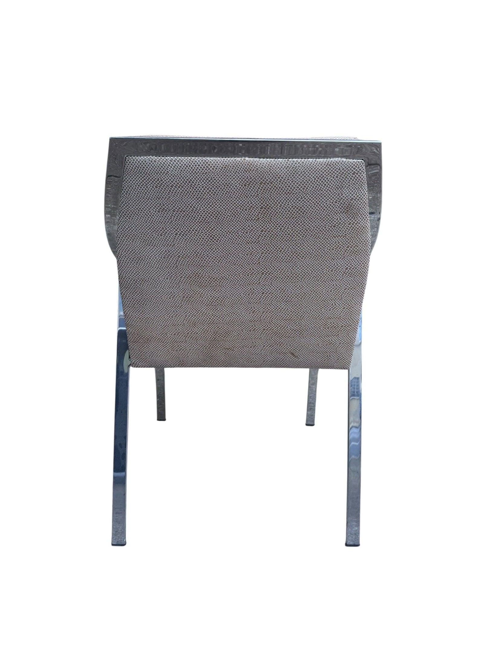 Modern Christophe Holly Hunt Aileron Chair Newly Reupholstered - 8