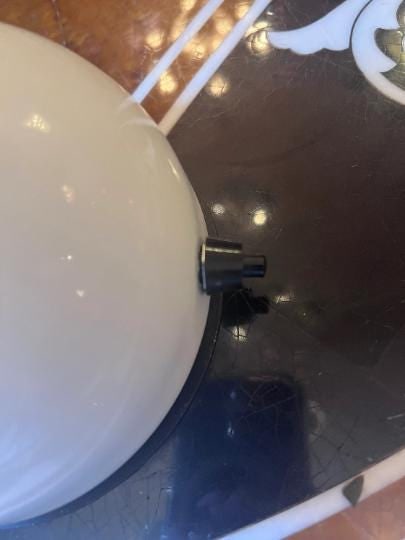 Mid Century Modern White Table Lamp Stringa by Hans Ansems for Luxo Italiana - 8