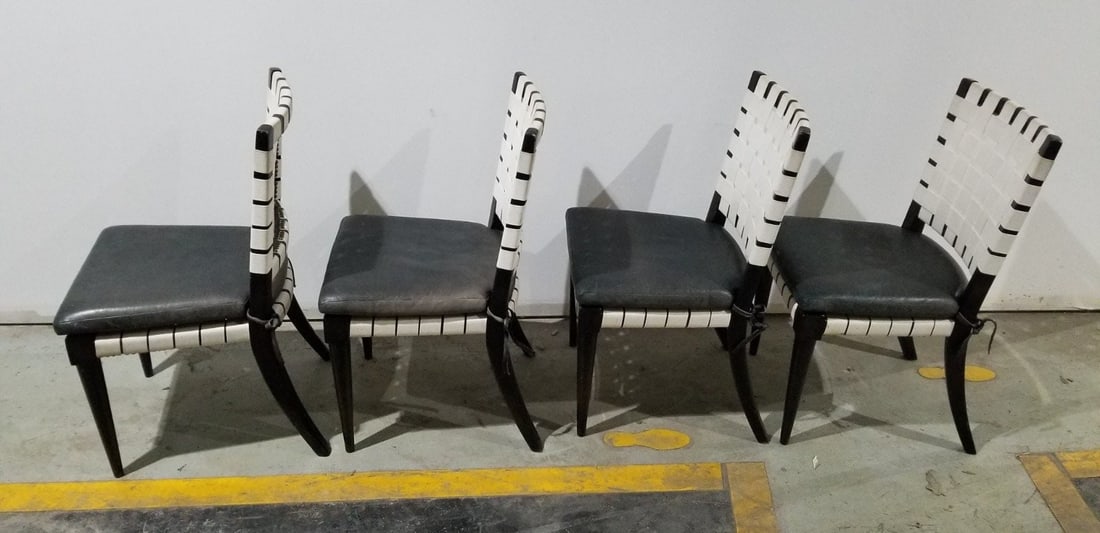 Mid Century Modern Vicente Wolf for Niedermaier Sculptural Dining Table and Chairs - 3