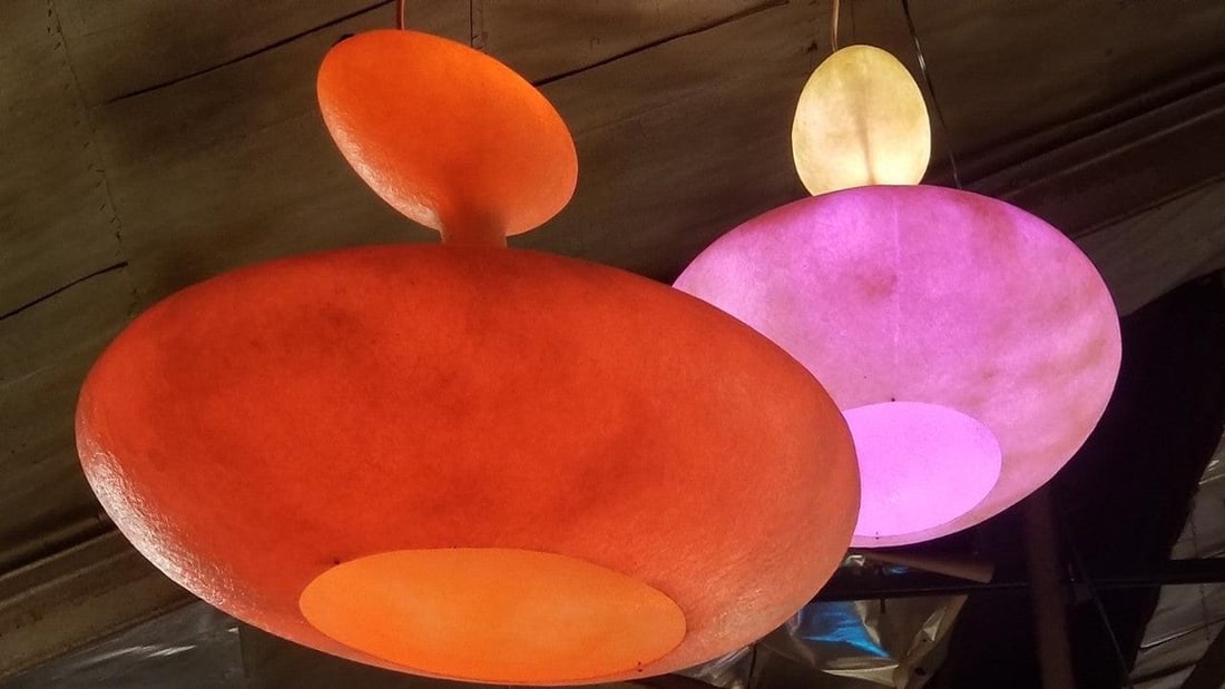 Mid Century Modern The Kundalini E.T.A. Sat Suspended Hanging Pendant Lamp by Guglielmo Berchicci - 4