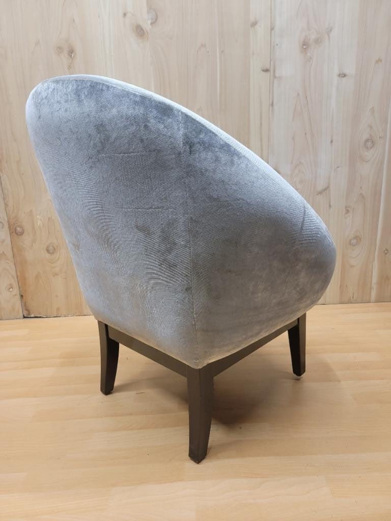 Mid Century Modern French Jean Royère Style Chair Newly Reupholstered in Velvet - 6
