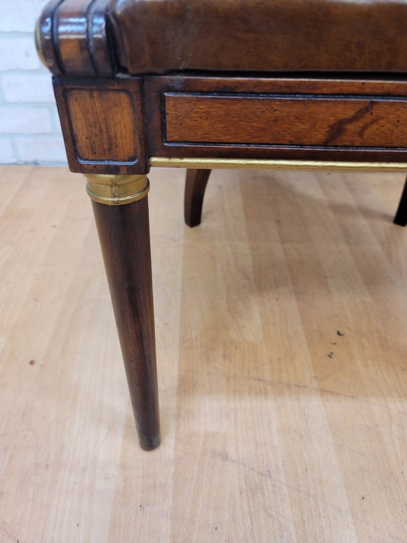 Vintage Regency Style Scoop Back Mahogany Dining Chair - Set of 6 - 10