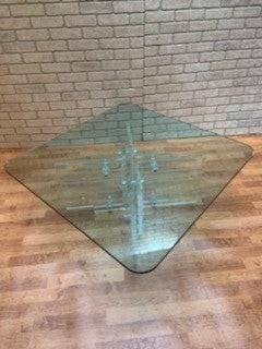 Hollywood Regency Glass and Lucite Coffee Table - 4