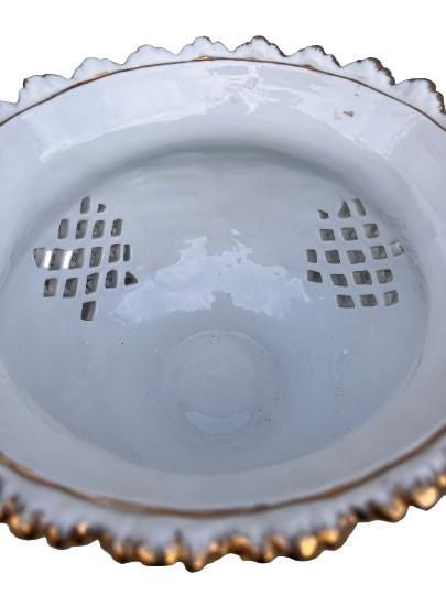 Antique Karl Richard Klemm Style Porcelain Centerpiece Vase - 3