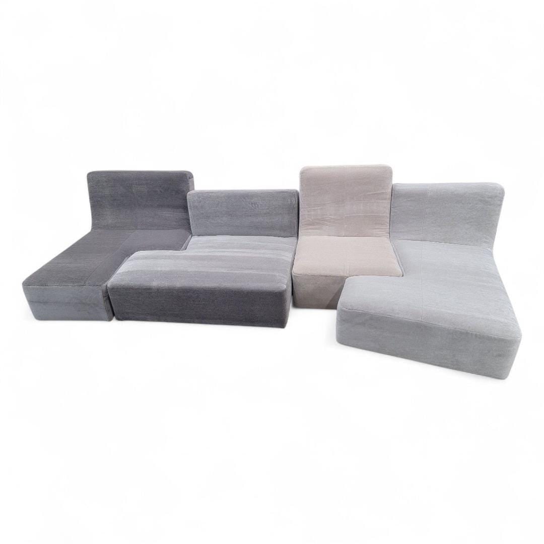 Ligne Roset Confluences by Philippe Nigro, Set of 4 Elements Sectional Sofa Newly Reupholstered in (1 of 11)