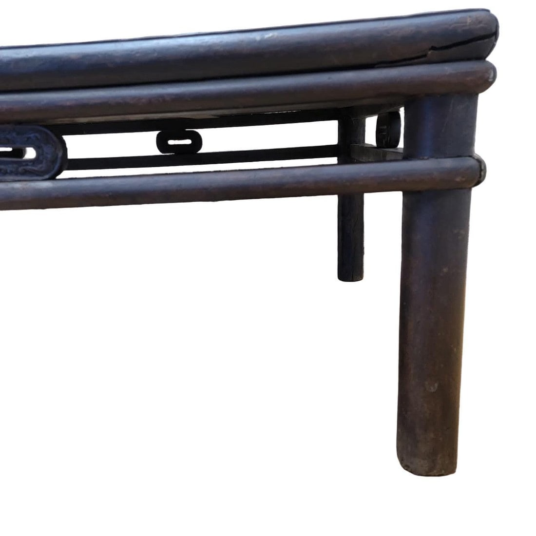 Antique Shanxi Province Rattan and Elm Coffee Table - 9